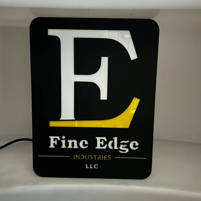 Custom metal business sign fabrication South Florida